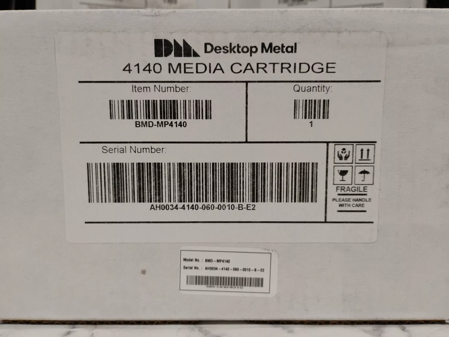 3 Boxes Desktop Metal 4140 Media Cartridge Metal BMD-MP4140